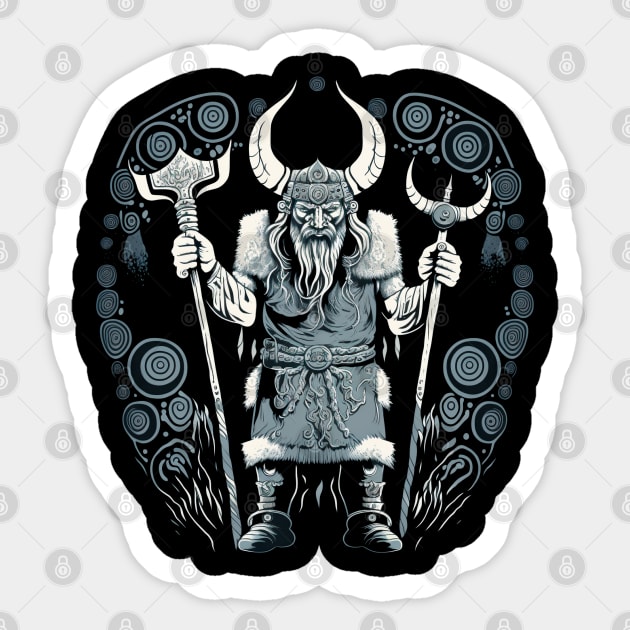 Viking Sticker by loskotno